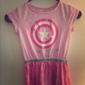MARVEL Pink Captain America dress